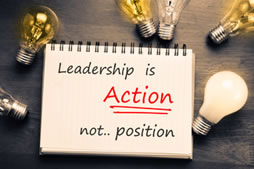 Leadership is action not position.